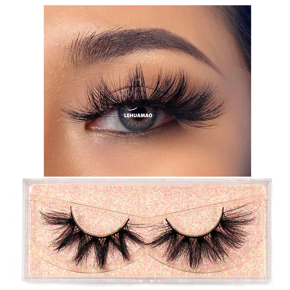 HSF Marketplace 3D mink false eyelashes, soft reusable extensions for a natural look