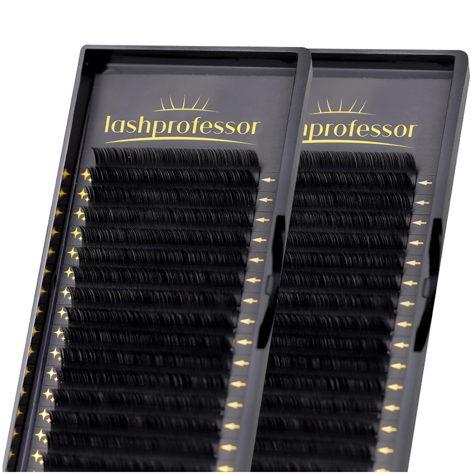 Individual false eyelash extensions for natural volume, HSF Marketplace close-up