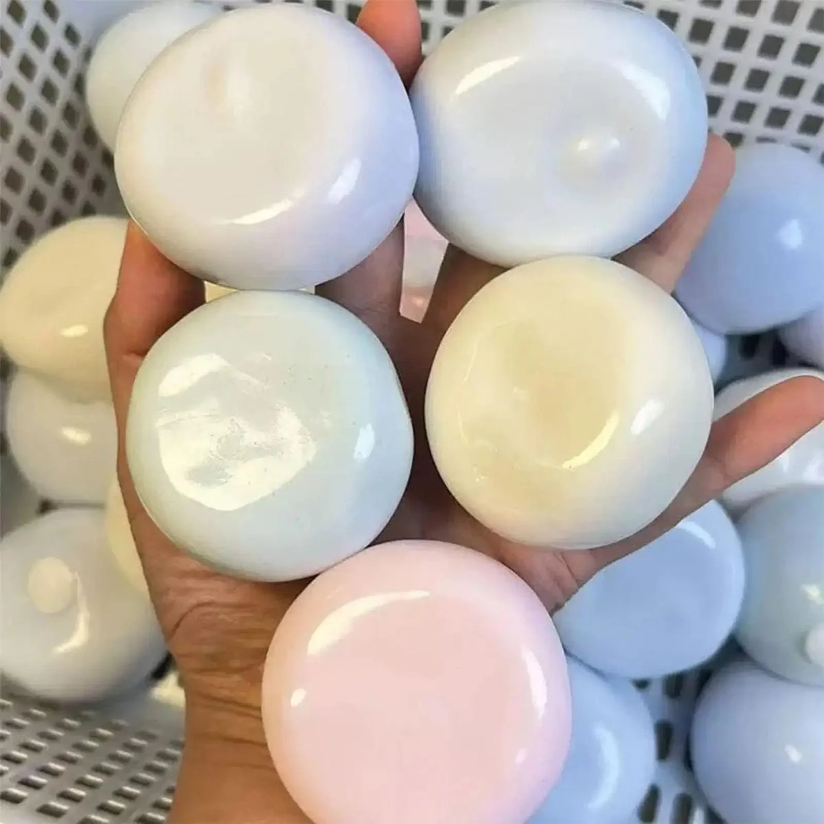 2026 new Soft Ice Skin Glutinous Rice Cake Squeeze Stress Ball, Cute Fidget Toy, Decompression Sensory Toy for Adults & Teens