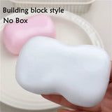 Realistic Soap Shape Crunchy ASMR Squeeze Squishy Toy Building Block Filled Sensory Toy Anti Anxiety Decompression for ADHD Gift