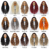 30 Inch Synthetic And Blend Lace Wigs For Women Body Wave Women Wigs 13x6 HD Lace Frontal Wigs With Baby Hair For African Female