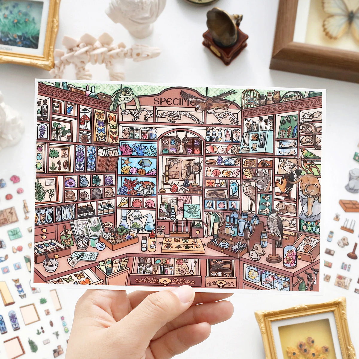 Kawaii Girl's 3D space sticker by HSF Marketplace for creative scrapbooking and sticker therapy