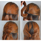 Plastic magic pull hair pin clip for braids and ponytails, HSF Marketplace hair styling tool for DIY hair styling and salon use