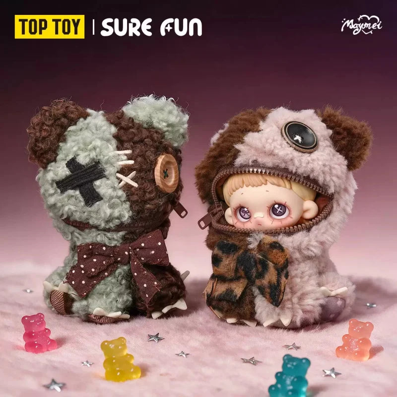 TOPTOY MayMei Greedy Bear Series plush doll blind box collectible anime figure ornament, HSF Marketplace brand