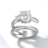 925 sterling silver moissanite earrings for non-pierced ears, clip-on jewelry design