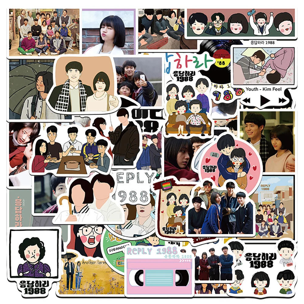 Reply 1988 Korean drama stickers for DIY projects and gifts by HSF Marketplace