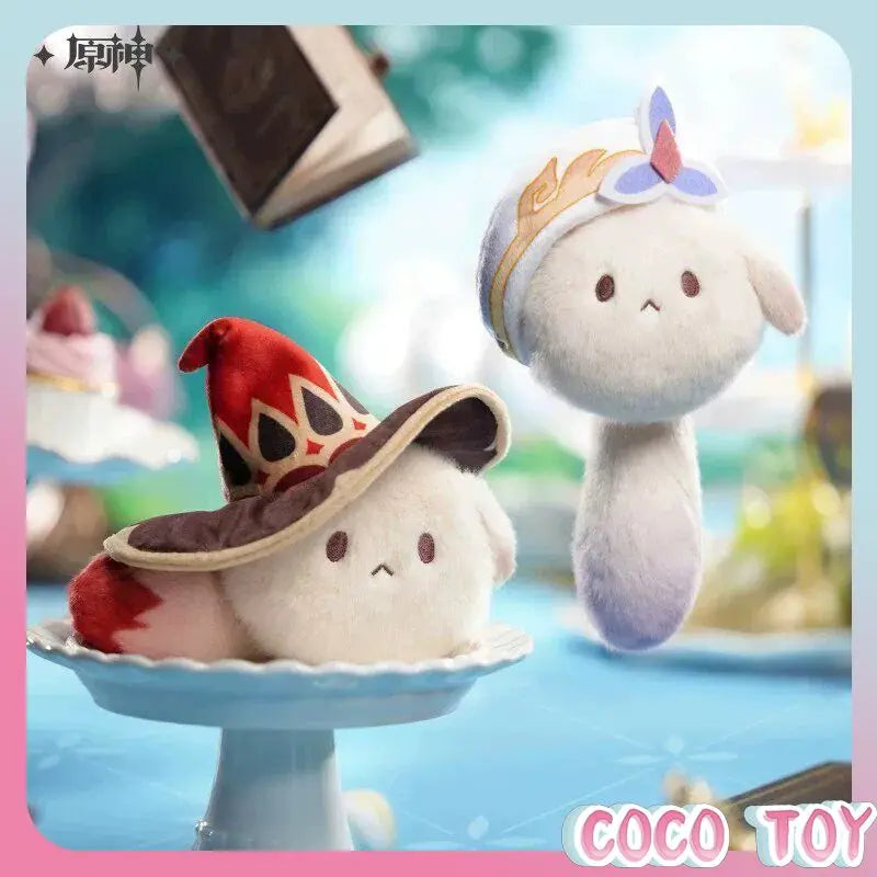 Genshin Impact Dodoco plush keychain blind box collectible featuring Klee by miHoYo