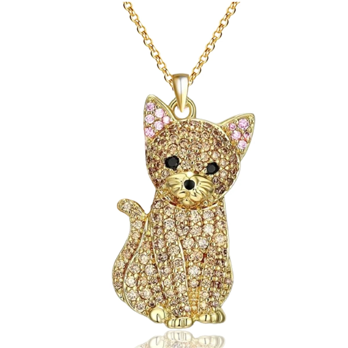 Cute beagle pendant necklace, elegant dog lover jewelry by HSF Marketplace