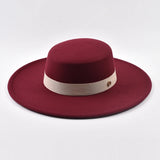 Women's French style fedora hat by HSF Marketplace, elegant winter accessory in a classic silhouette
