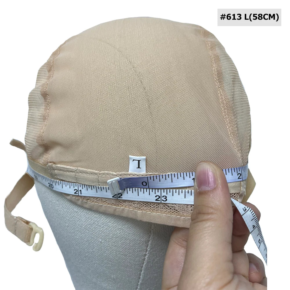Lace Front Wig Cap For Making Wigs Adjustable Strap Net Weaving Cap to Make 1Pc Wig Include Custom Wig Cap Processing Service