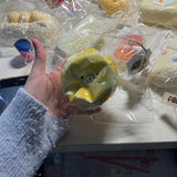 2026 New Soft toy with YOGURT PUREE like texture - Banana slice bear shaped to relieve stress - Food grade silicone