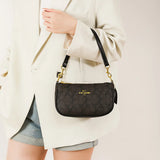 Vintage-style elegant leather crossbody bag for women, HSF Marketplace handbag in a classic design