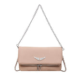 Small square women's crossbody bag with retro chain design by HSF Marketplace