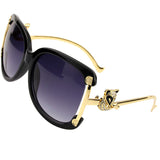 Women's stylish oval frame sunglasses with UV400 protection by HSF Marketplace