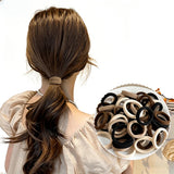50/100Pcs Mixed Color Hair Rubber Bands,Women High Elastic Hair Ties,Korean Ponytail Holders,No Damage Hair Headbands
