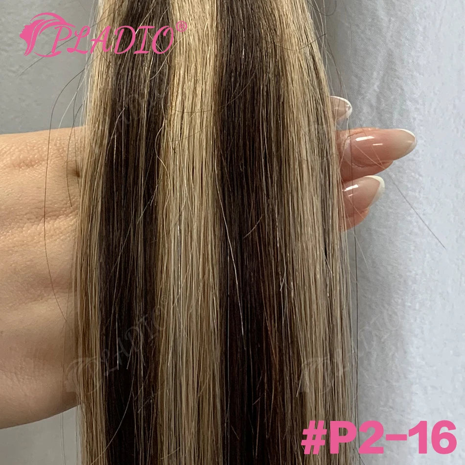 HSF Marketplace straight Brazilian Remy human hair wrap-around ponytail extension with clip-in attachment