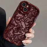Floral lace pattern soft phone case for iPhone 11–18 models by HSF Marketplace
