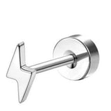 Bobisty surgical stainless steel flat back hoop earrings for sensitive ears, dainty cartilage studs for women