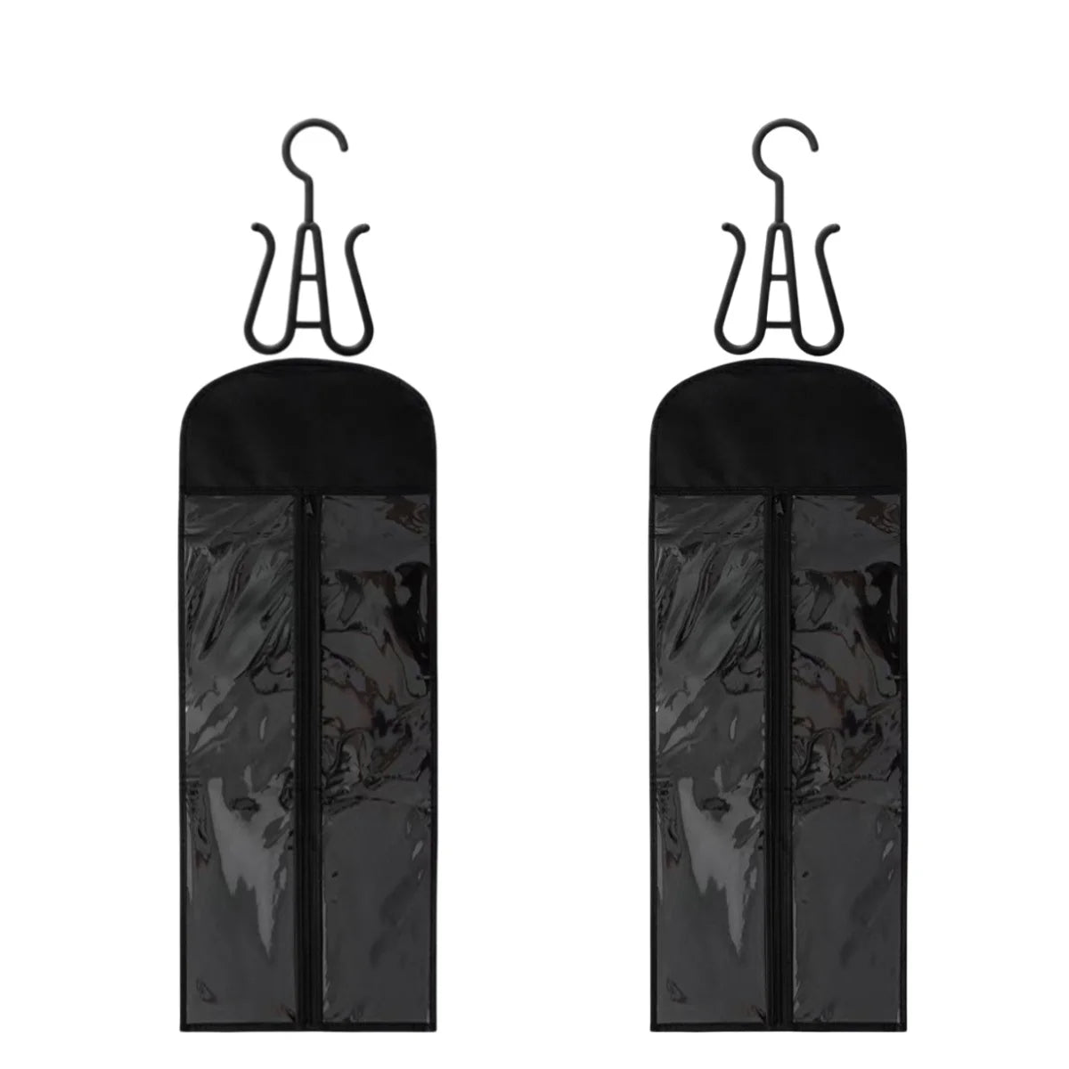 Wig storage bag with dust cover and zipper closure, HSF Marketplace 2/4/6 pack for hair styling tools