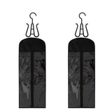 Wig storage bag with dust cover and zipper closure, HSF Marketplace 2/4/6 pack for hair styling tools