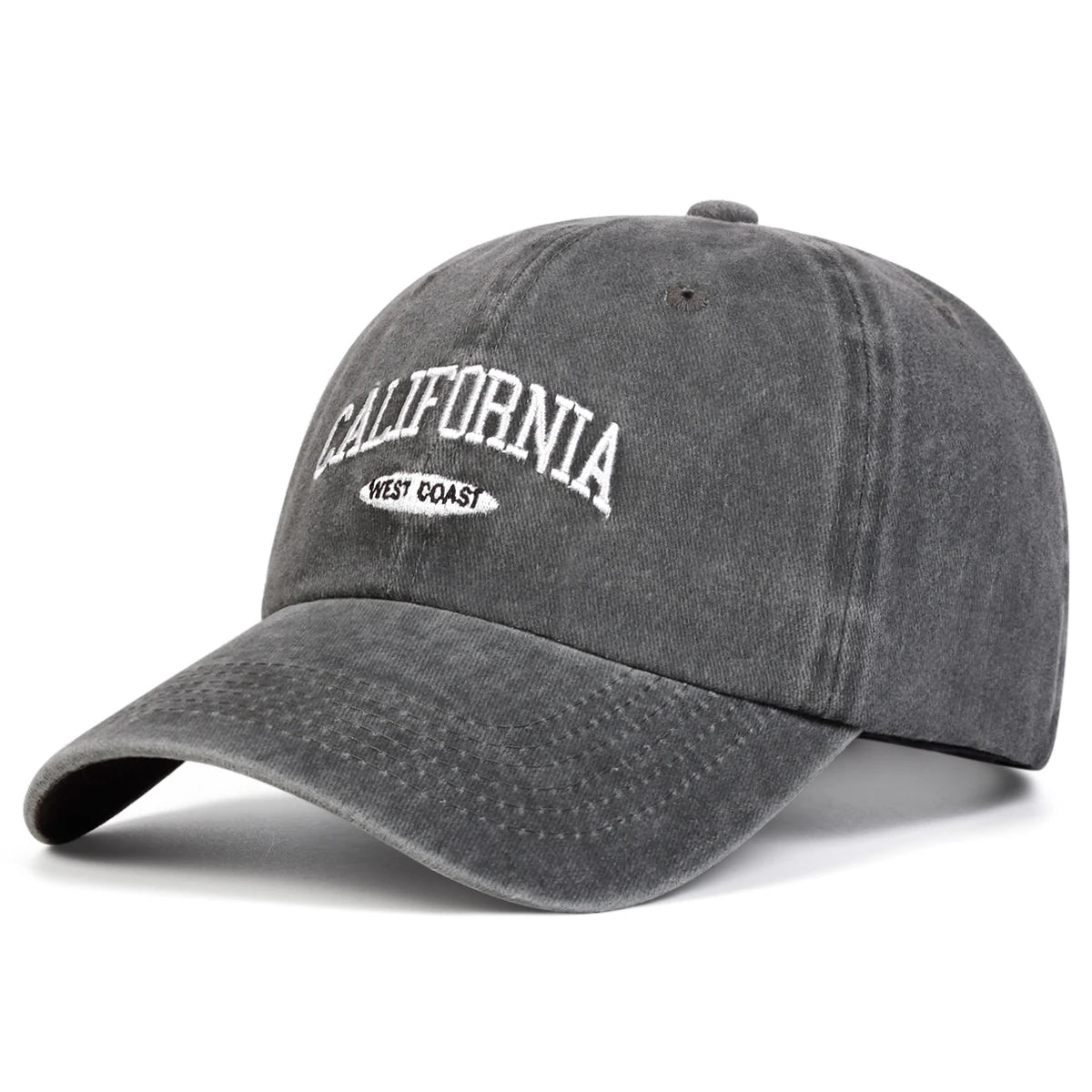 Unisex California letter embroidery baseball cap in a classic all-season design, HSF Marketplace women's hat