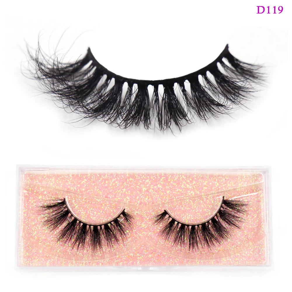 3D mink false eyelashes for daily wear, soft reusable lash extensions by HSF Marketplace