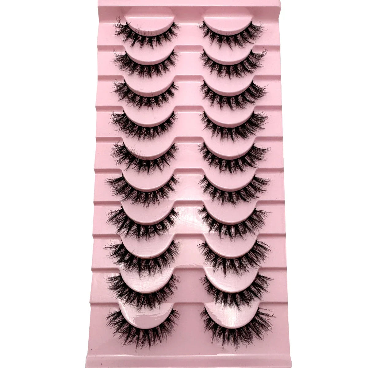 3D faux mink hair false eyelashes, 10 pairs of fluffy HSF Marketplace lashes