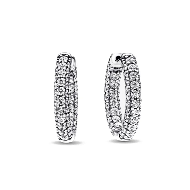 925 silver butterfly square heart-shaped earrings by HSF Marketplace for women