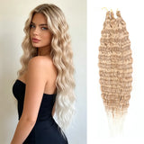 30inch Ocean Wave Synthetic Crochet Hair Extensions 3pcs/set Deep Wave Long Crochet Hair for Women Girls Daily Party Holiday
