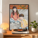 Korean romance drama series art poster for home decor, K-culture merch by HSF Marketplace