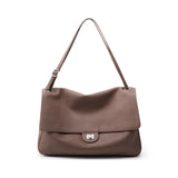 Women's luxury leather handbag by HSF Marketplace, large capacity, soft wear-resistant texture, simple trendy travel purse.