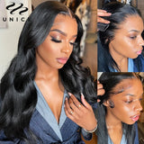 Body wave glueless lace frontal wig, 13x4 human hair wig with natural-looking wavesWinvalid