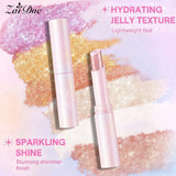 HSF Marketplace 5-color pearl shimmer eyeshadow stick set with waterproof, smudge-proof glitter eye makeup pencils
