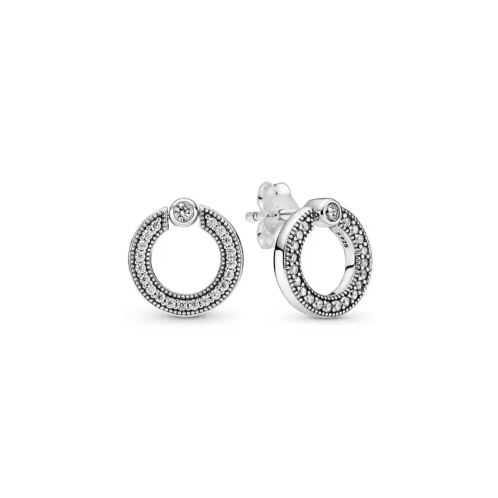 925 silver butterfly square heart-shaped earrings by HSF Marketplace