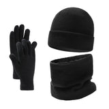 Men's winter hat, scarf and glove set for outdoor sports by HSF Marketplace