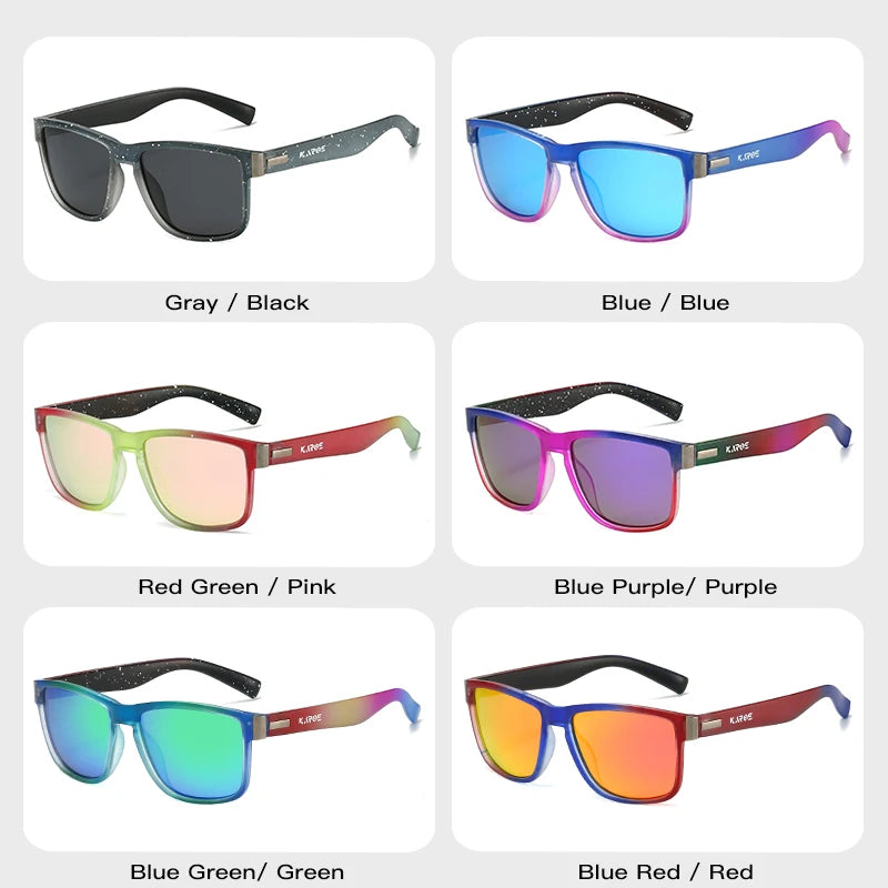 2026 Karos polarized fishing sunglasses by HSF Marketplace with TAC lenses, UV400 protection, suitable for cycling, hiking, and driving.