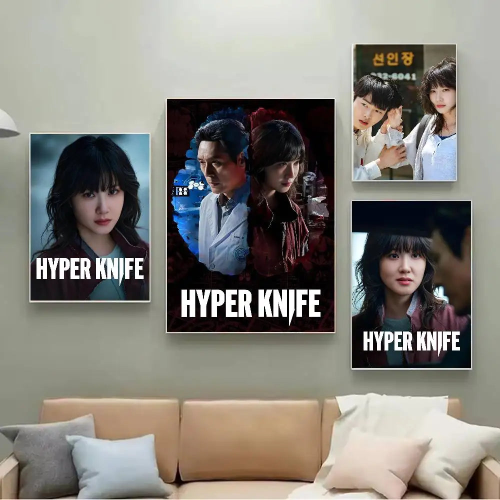 Korean drama H-Hyper Knife poster for wall decor, K-culture merch by HSF Marketplace