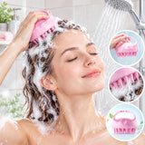 3Pcs Hair Care Set Spray Hair Comb Scalp Massager Shampoo Brush Hair Oil Applicator Bottle Scalp Massage Serum Apply Tool for Hair Growth Salon Styling