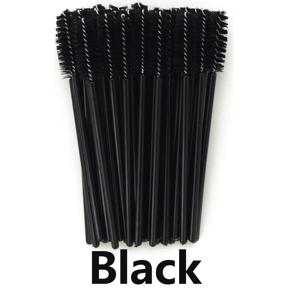 50-piece HSF Marketplace eyelash brush set for lash extensions and makeup application