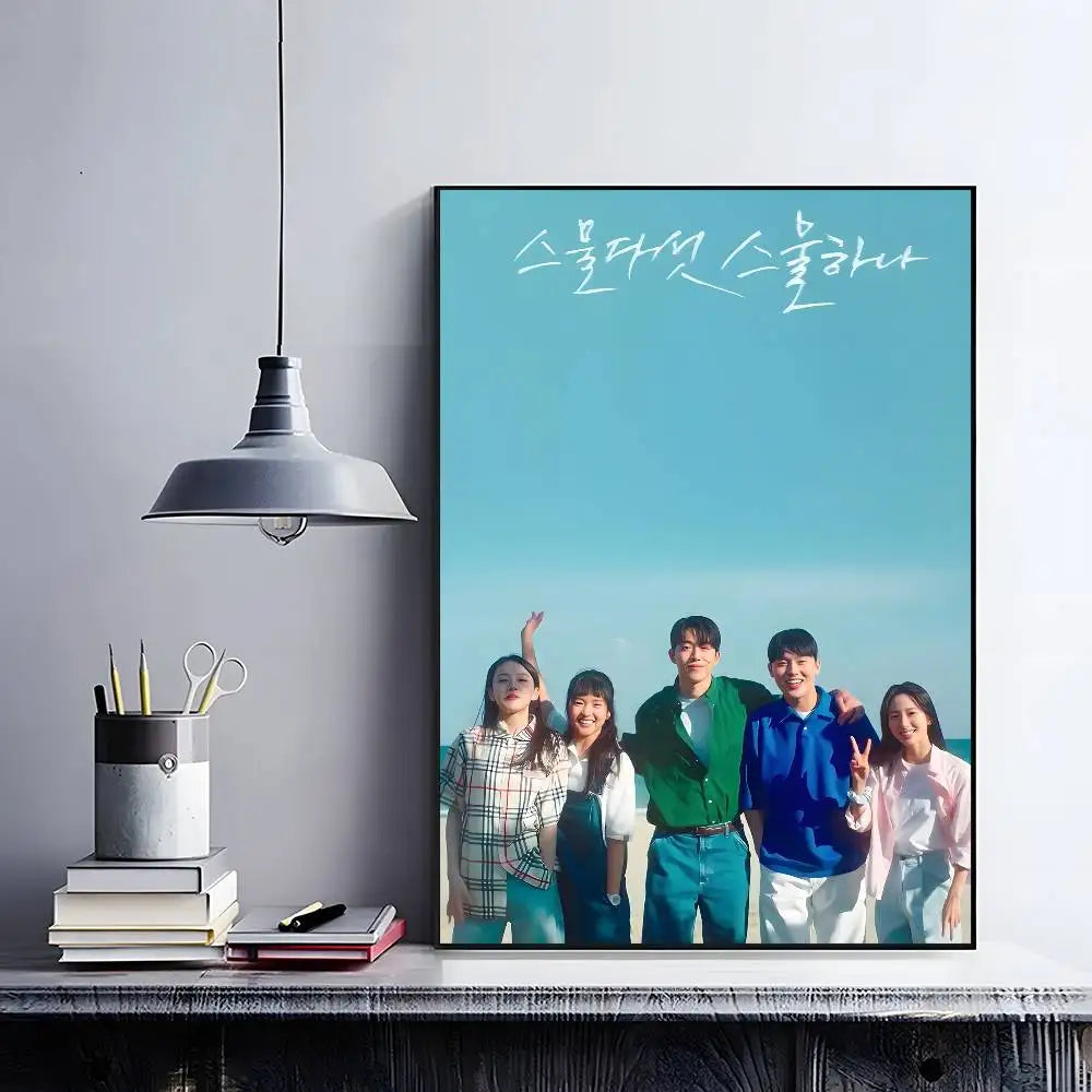 Korean anime poster for home decor featuring Twenty Five Twenty One artwork by HSF Marketplace