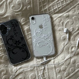 Art flower phone case for iPhone 15–18 Pro Max and Mini by HSF Marketplace