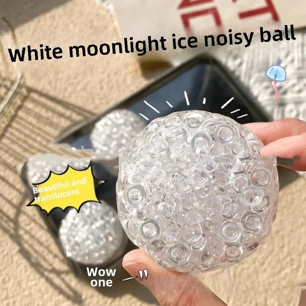 New Super Soft Squishy Balls Memory Gel Moldable Stress Relief Toy Crunchy Textured Fidget Toys Calming Toys
