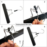 1-3Pcs Wig Hanger for Multiple Wigs Hair Extensions Carrier Storage Organizer for Virgin Hair Weft & Clip Extensions