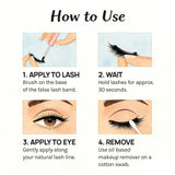 Clear Eyelash Glue Super Strong Hold Adhesive Waterproof  Long Lasting False Lash Glue Makeup Tool