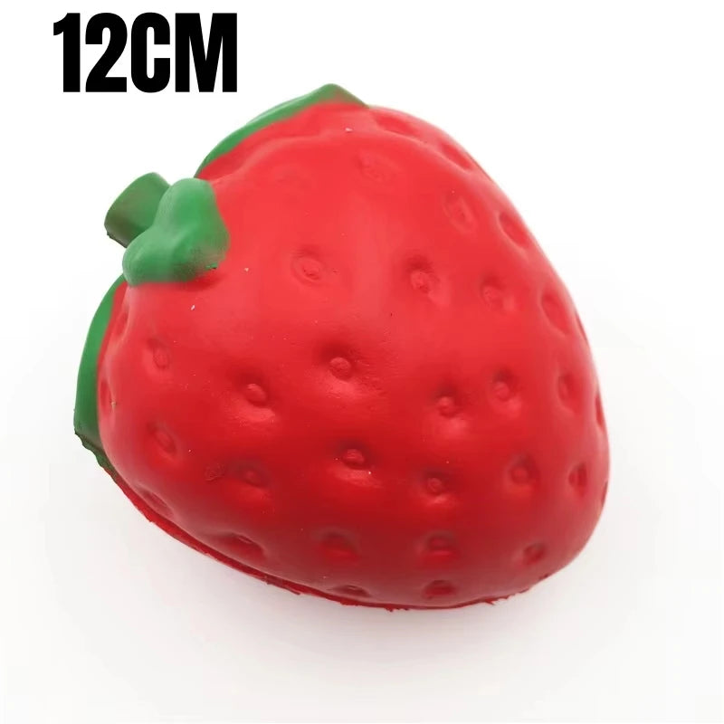New!  Simulation Kiwi Fruit Slush Squishy Ball 1pcSoft TPR Fake Fruit Squeeze Toy Stress Relief Entertainment Fidget Toy