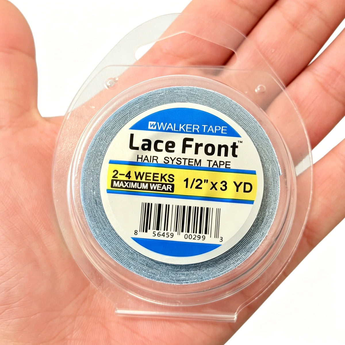 Blue lace front wig tape, double-sided adhesive for hair systems by HSF Marketplace