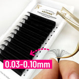 Abonnie Easy Fan matte black false eyelashes for volume extensions by HSF Marketplace