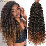 GoGo Curl crochet hair by HSF Marketplace in beach wave style for Black women