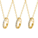 Best Friends Forever necklaces set for girls and women, matching friendship jewelry by HSF Marketplace
