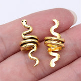 WYSIWYG 10pcs 10x10x25mm 2 Colors Snake Hair Braid Bead Accessories Pendant For DIY Jewelry Making Handmade Jewelry Findings